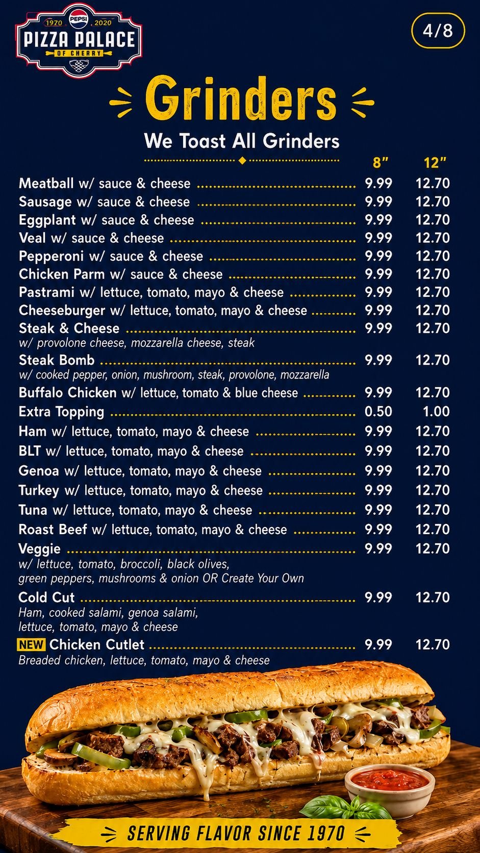 Menu page 4