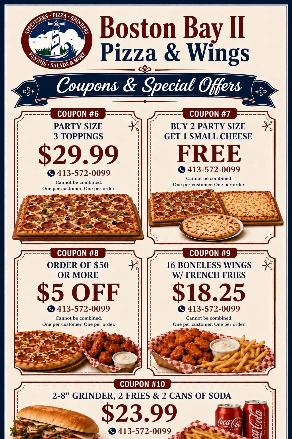 Menu page 3