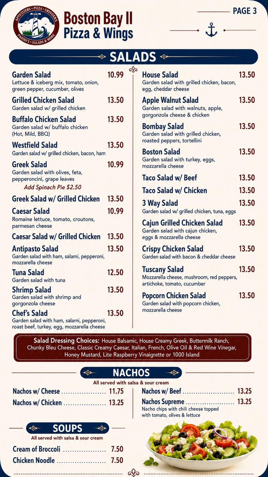 Menu page 5