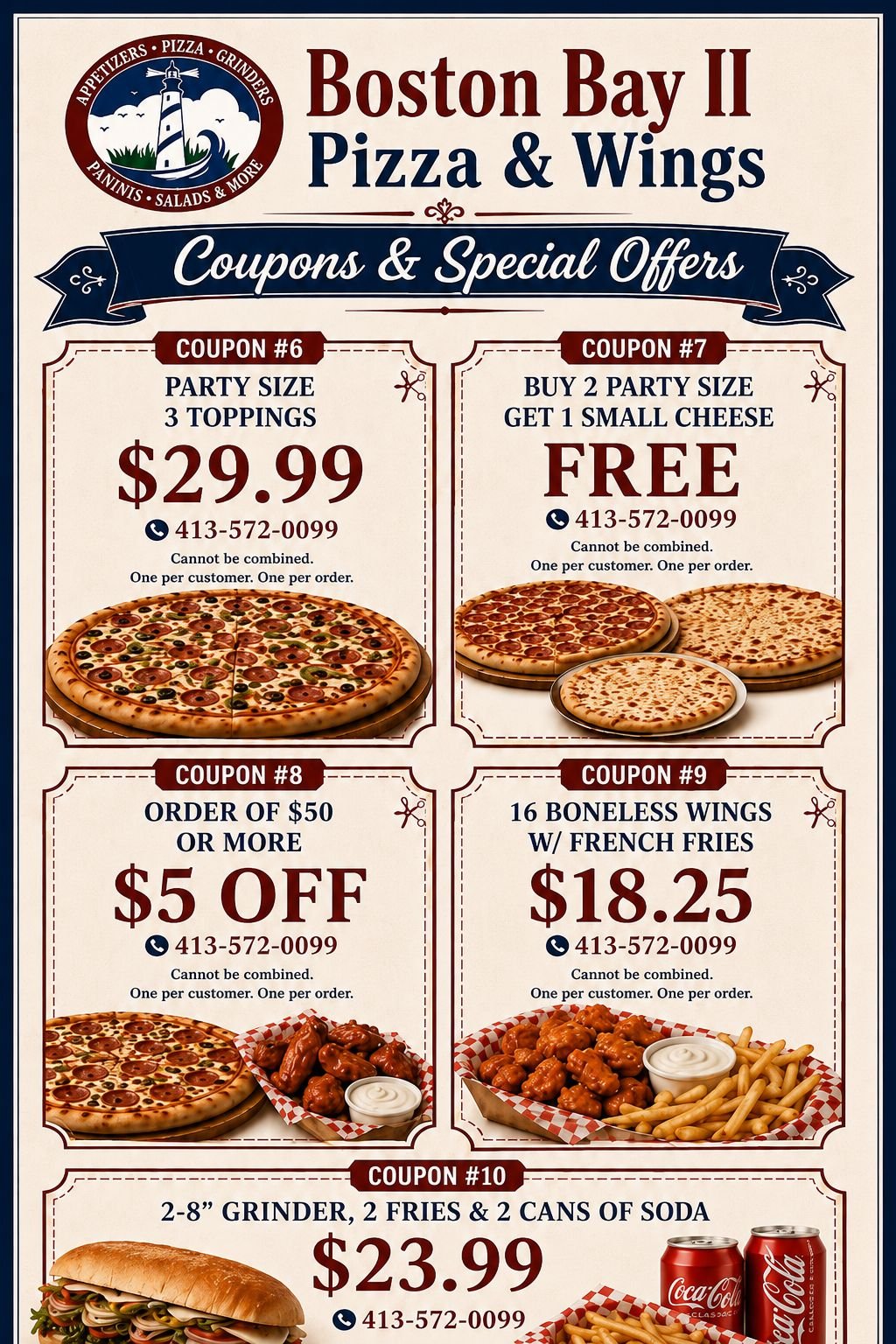 Menu page 3