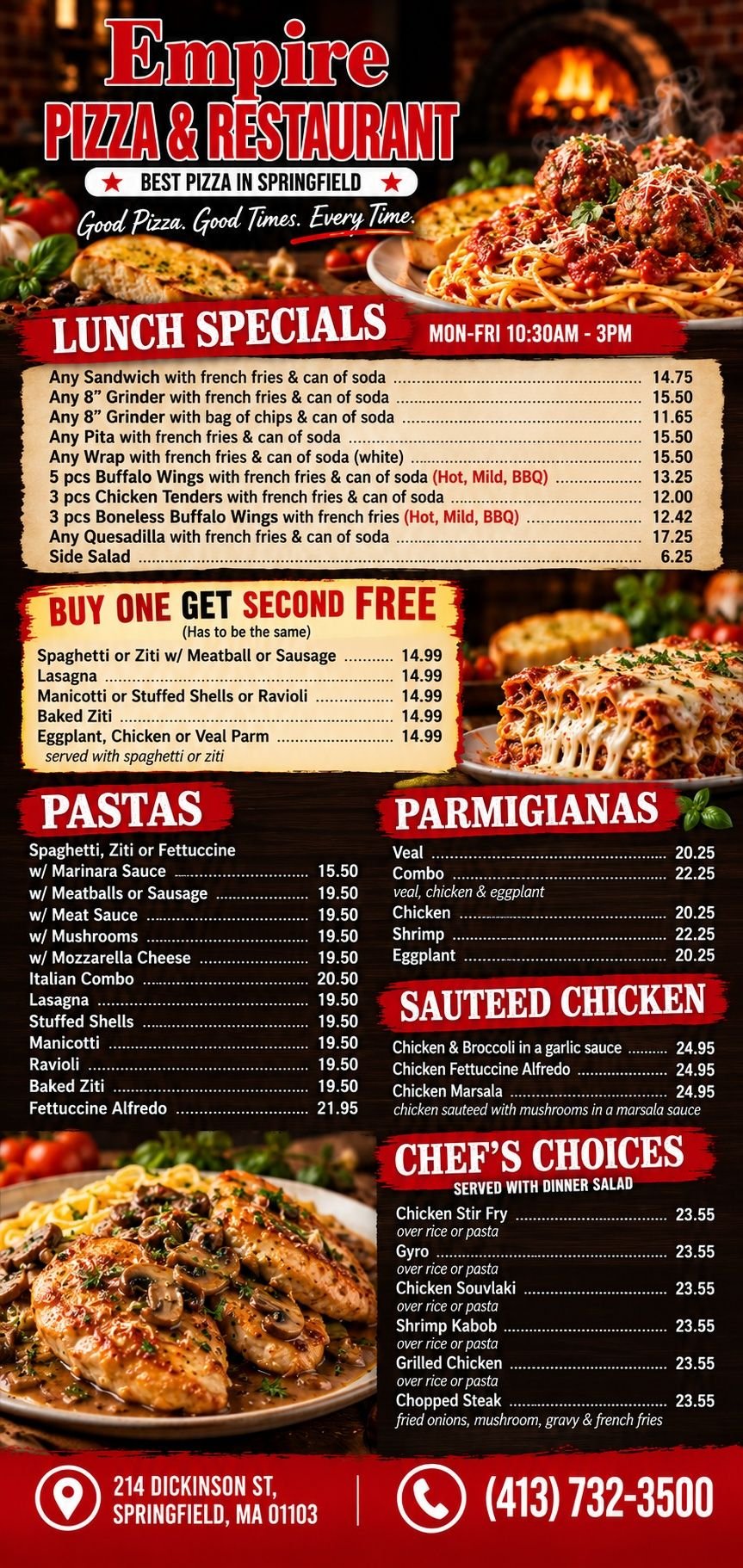 Menu page 9