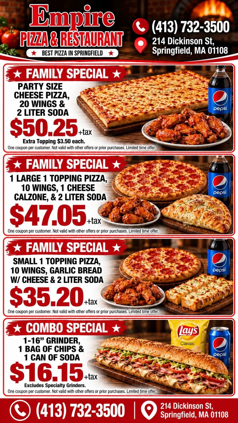Menu page 1