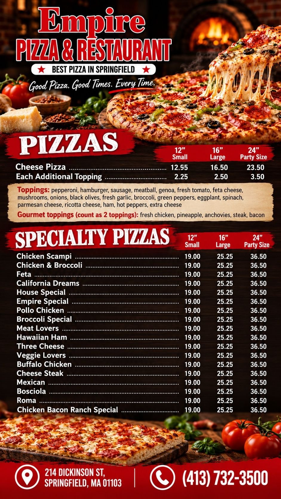 Menu page 6