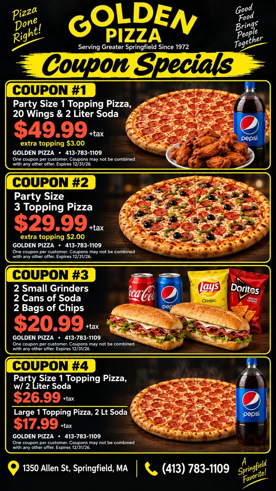 Menu page 1