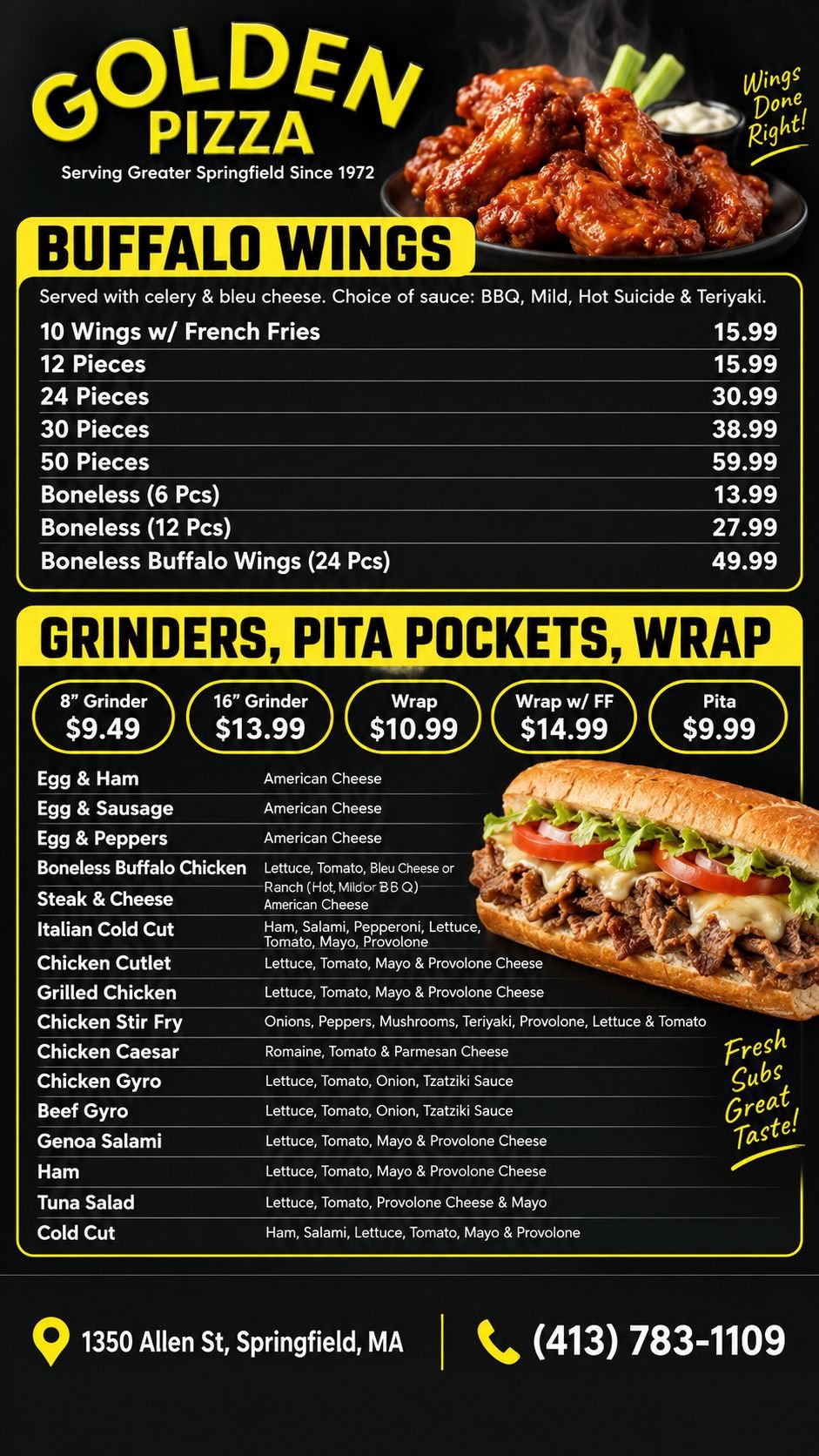 Menu page 7
