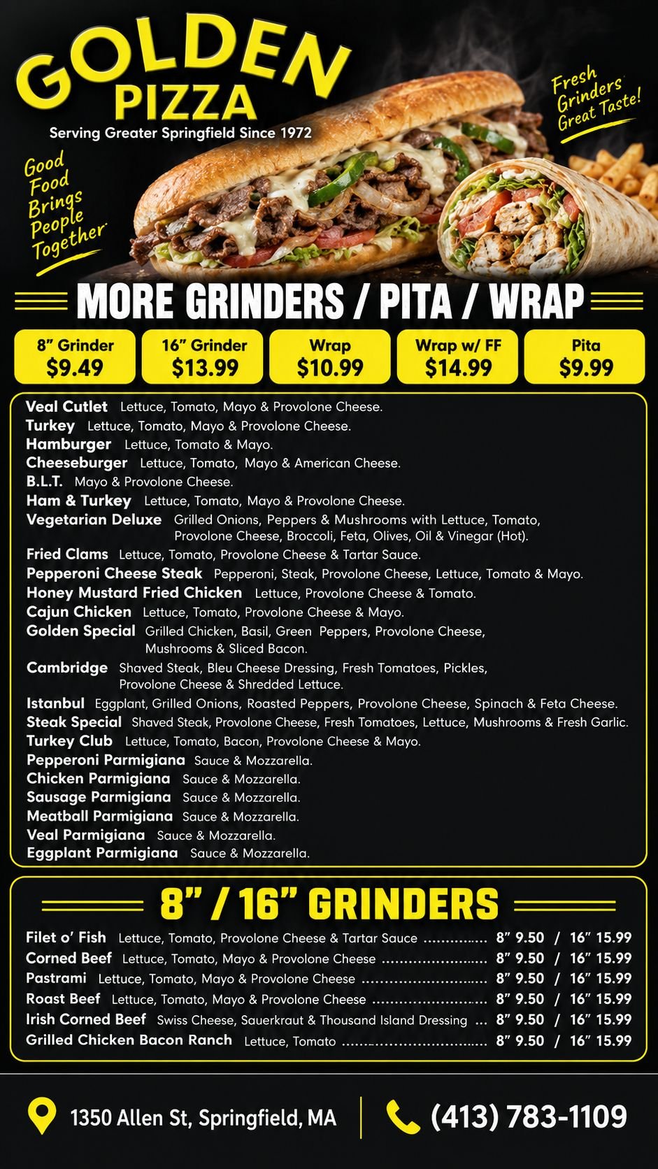 Menu page 8