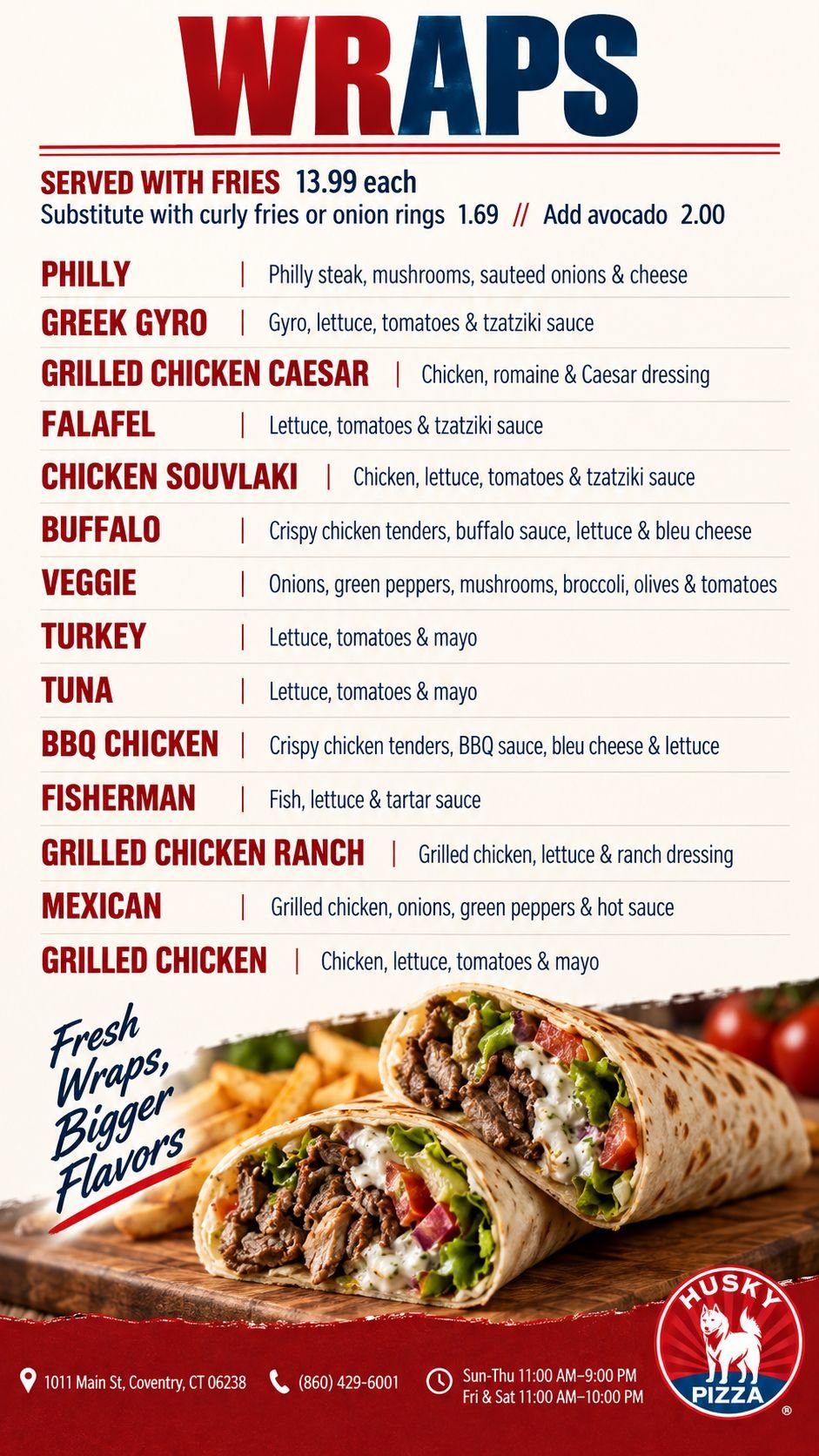Menu page 6