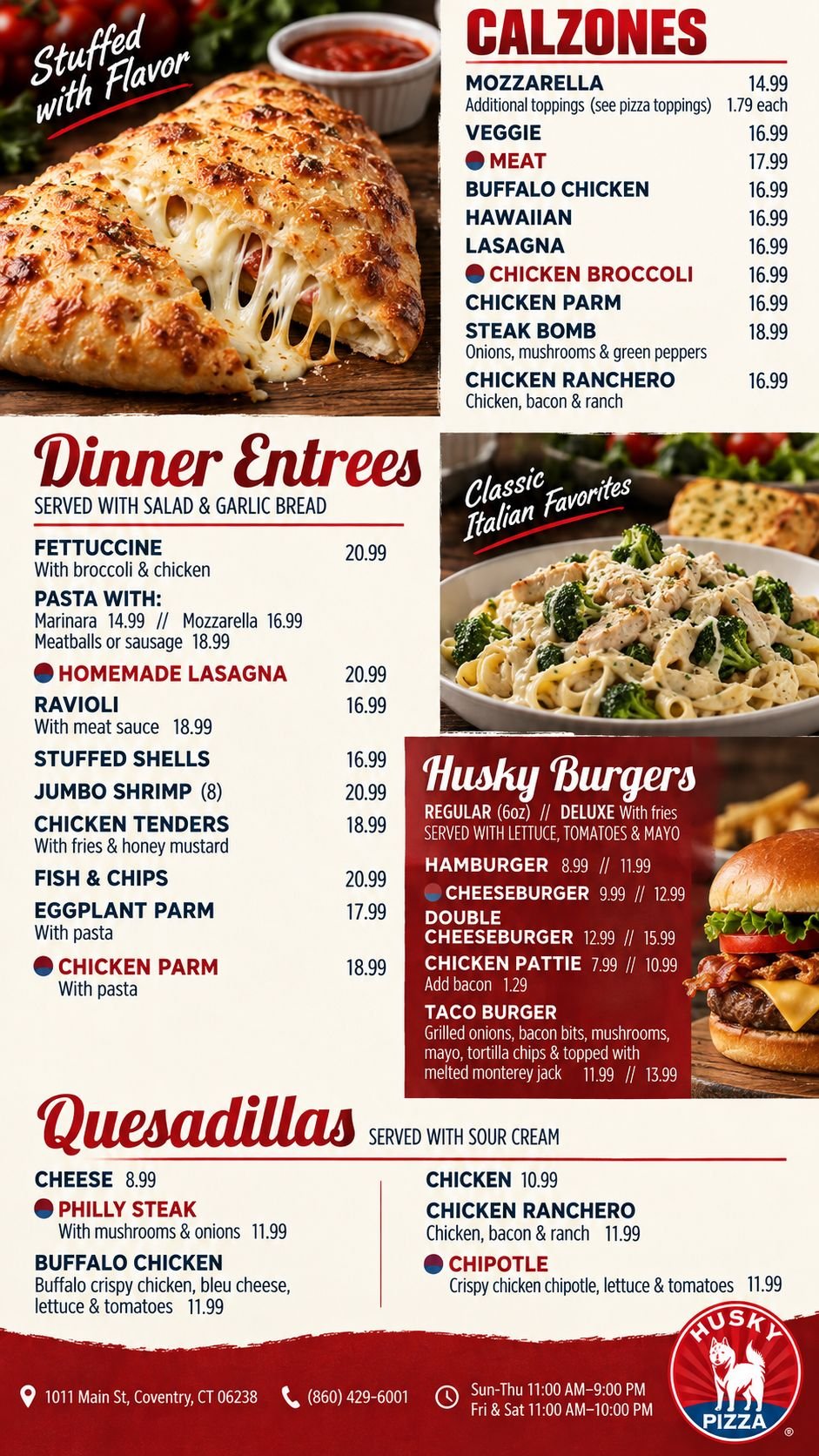 Menu page 5