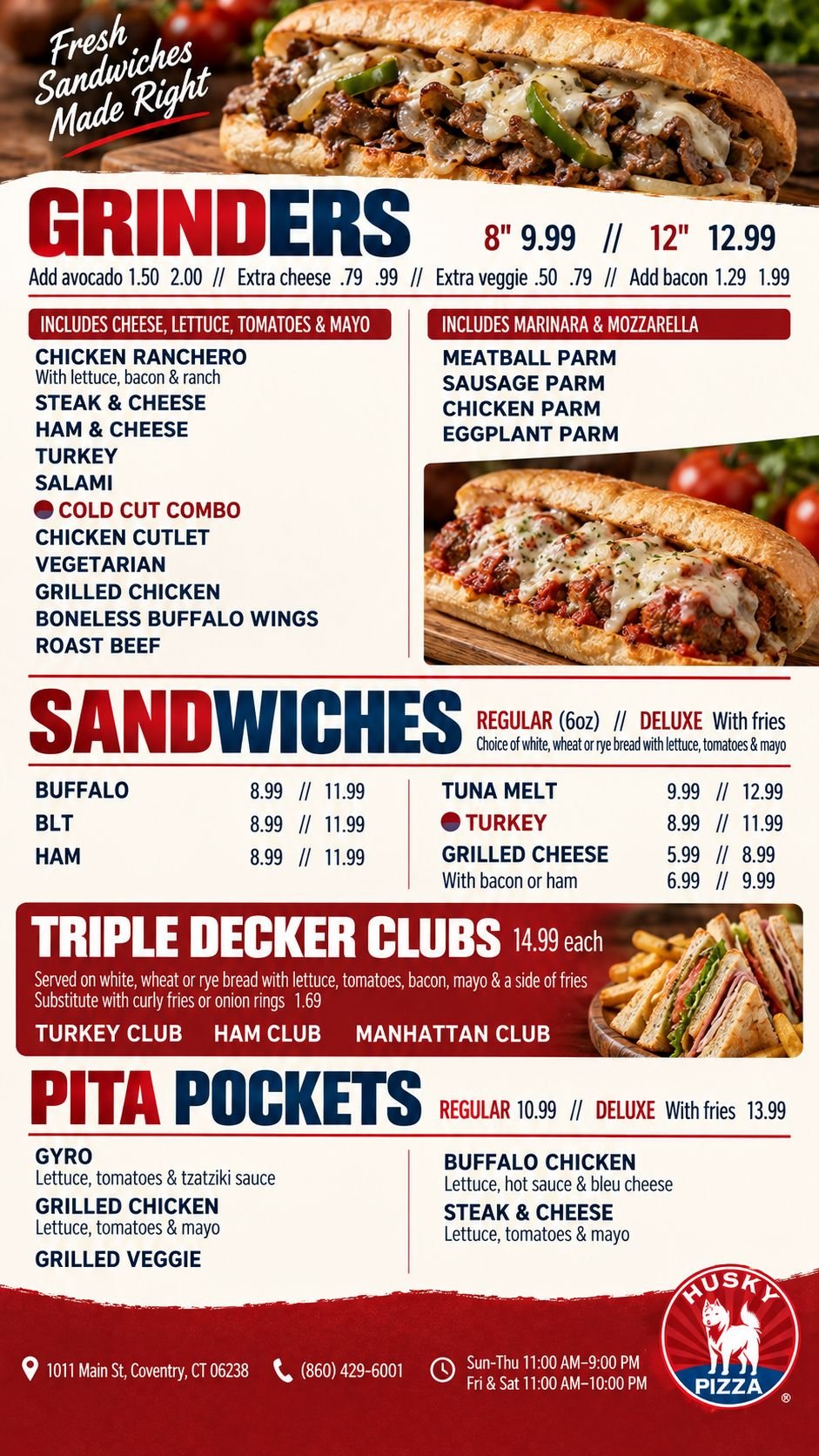 Menu page 4