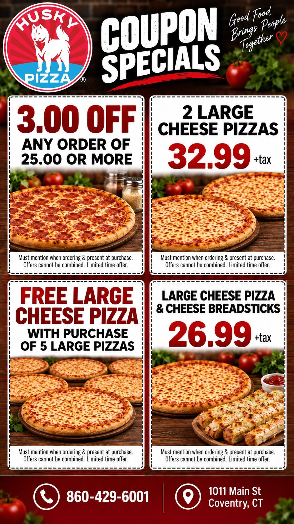 Menu page 1