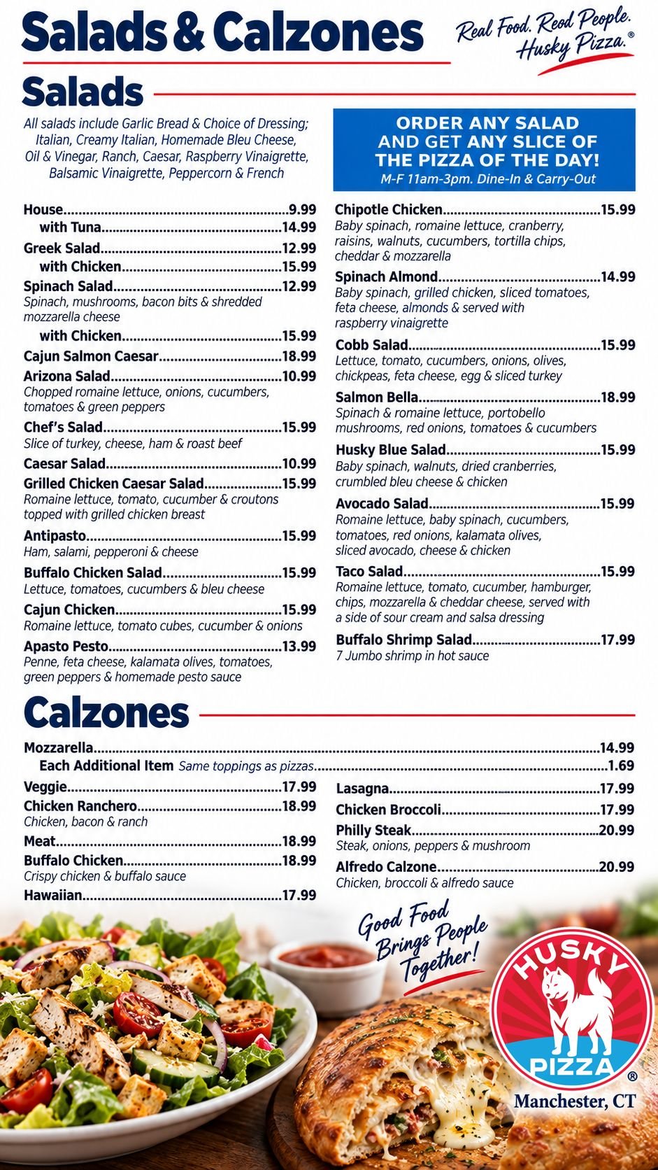 Menu page 9