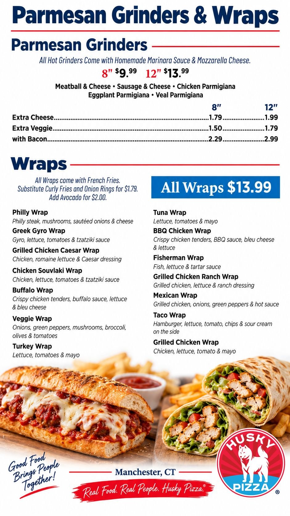 Menu page 8