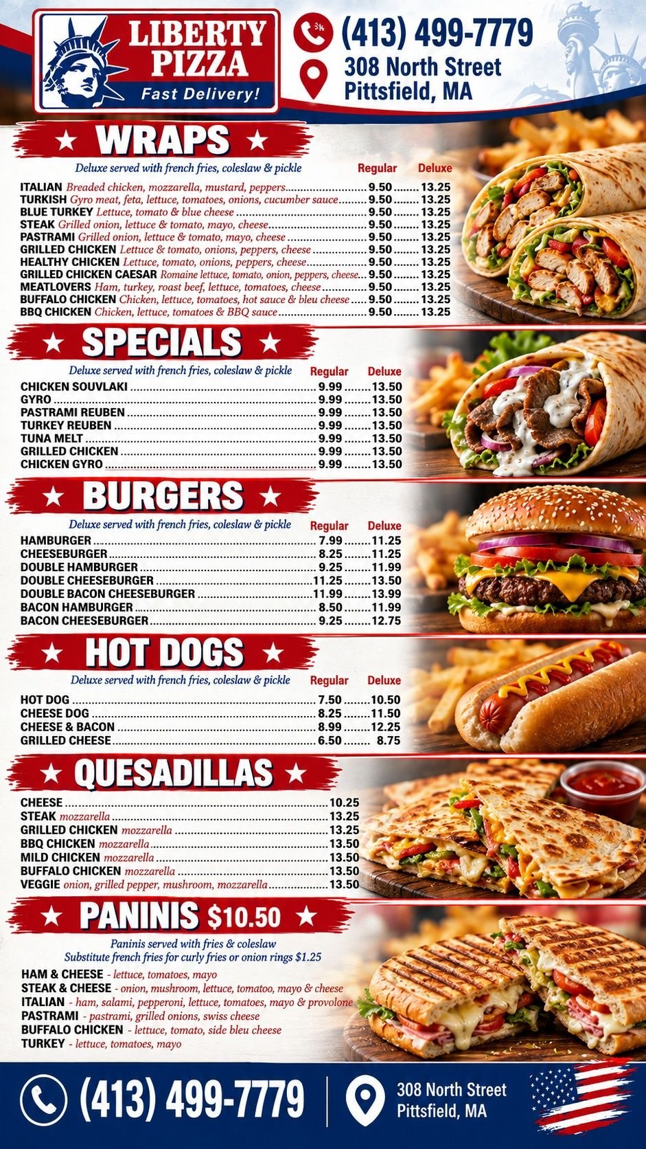 Menu page 8