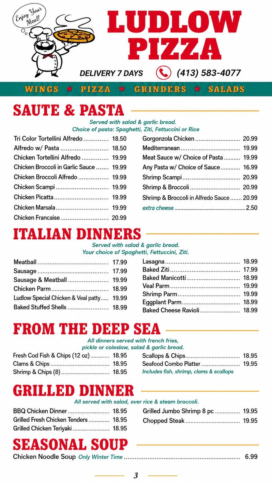 Menu page 5