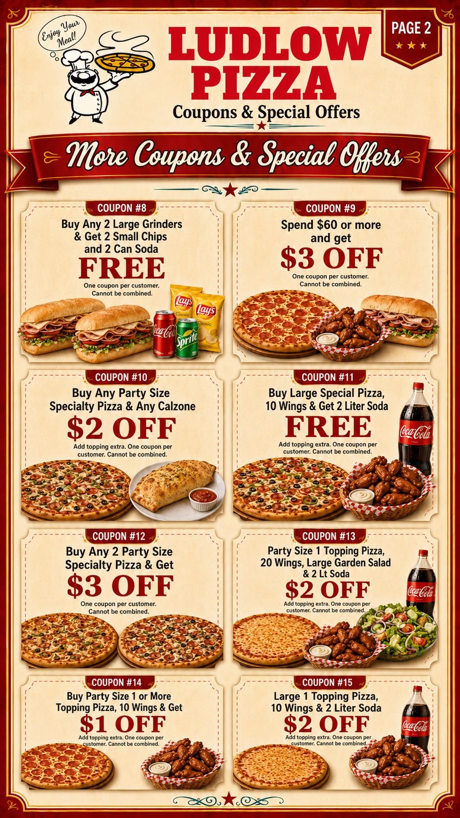 Menu page 2