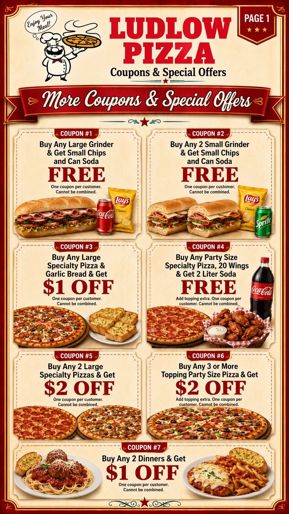 Menu page 1