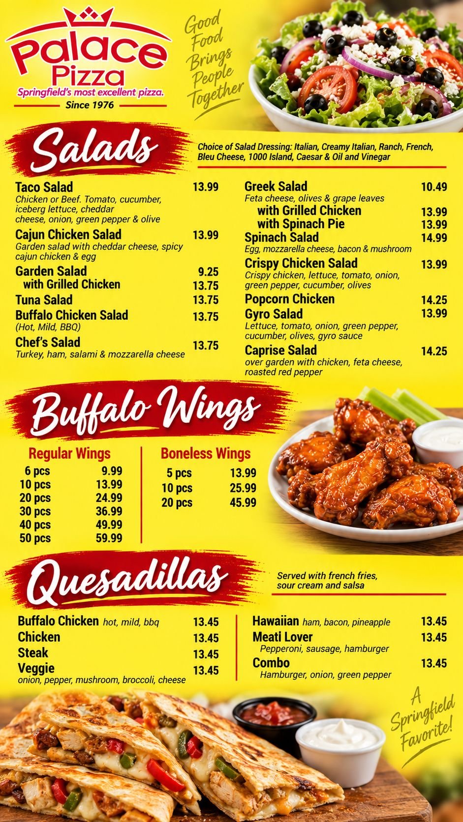 Menu page 8