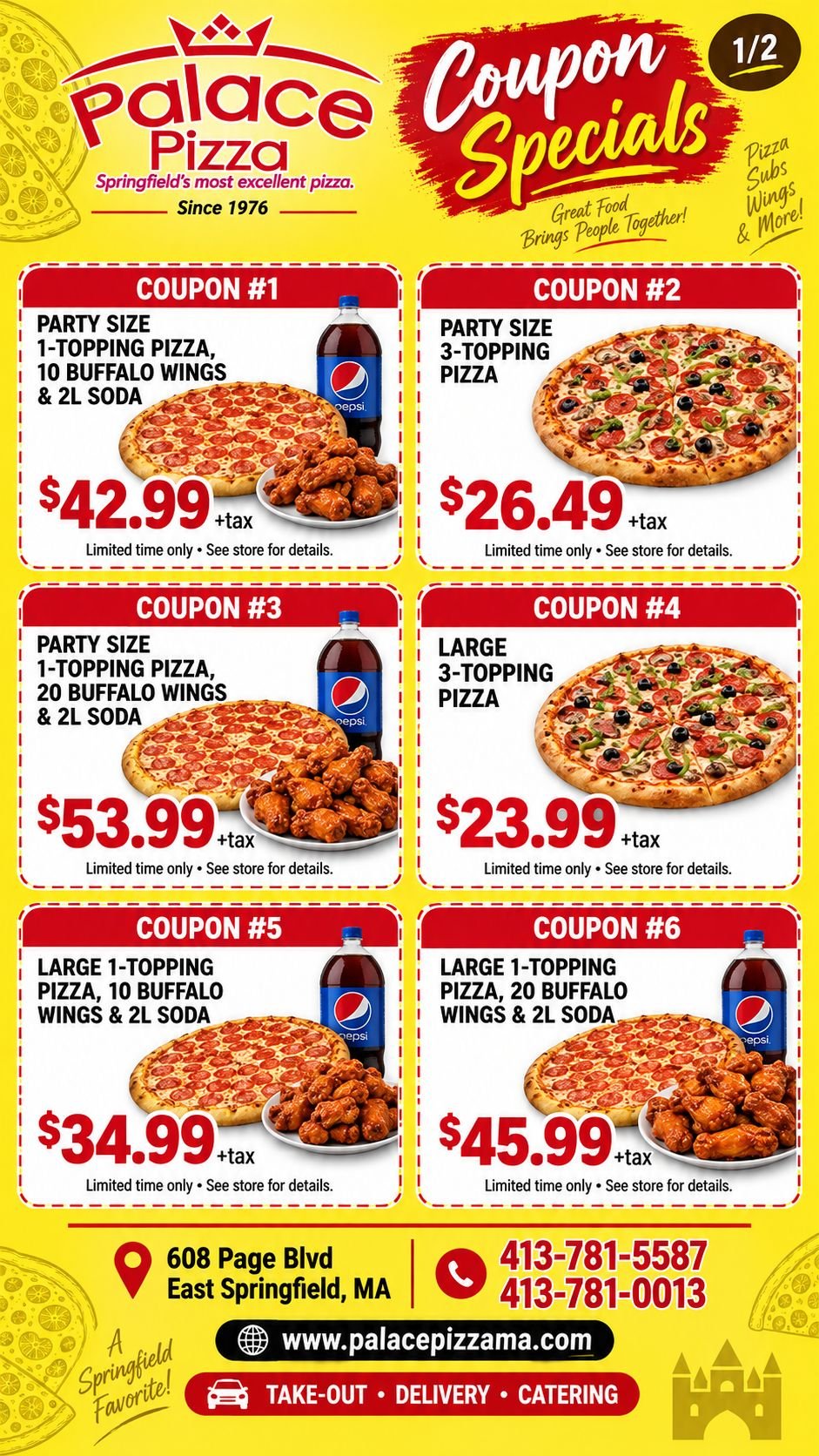 Menu page 1