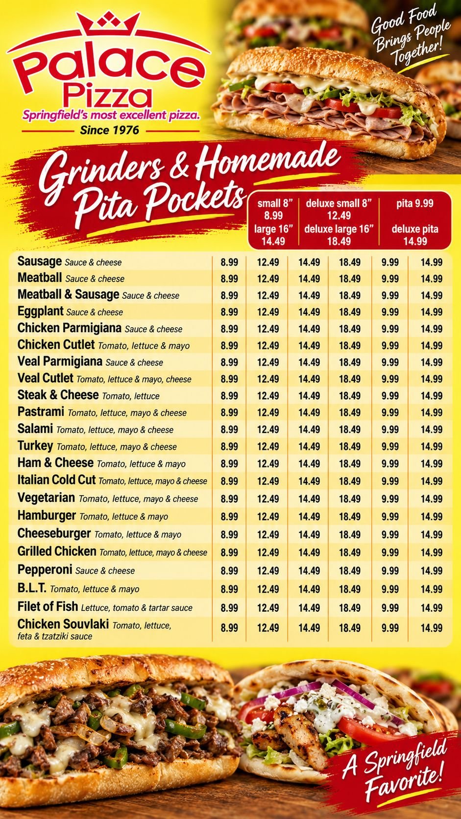 Menu page 6