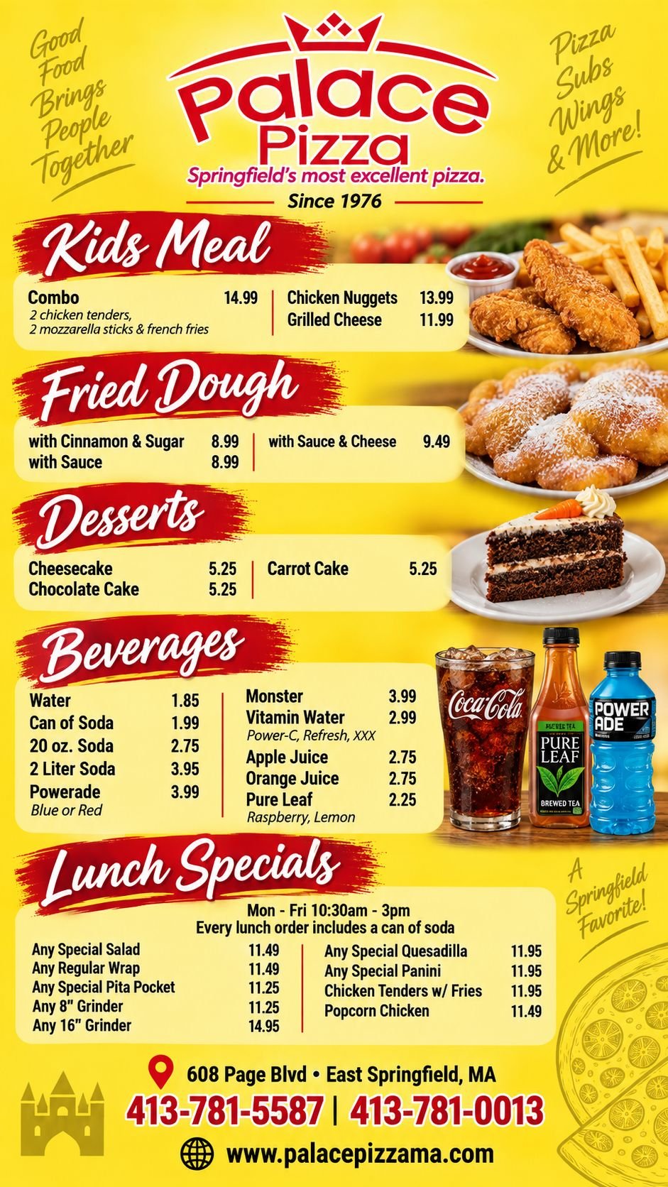 Menu page 10