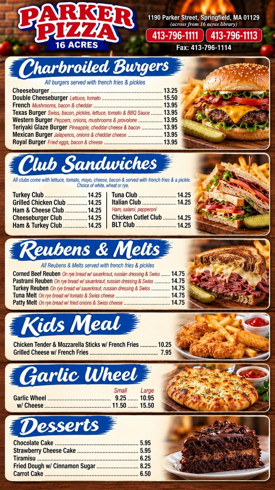 Menu page 8