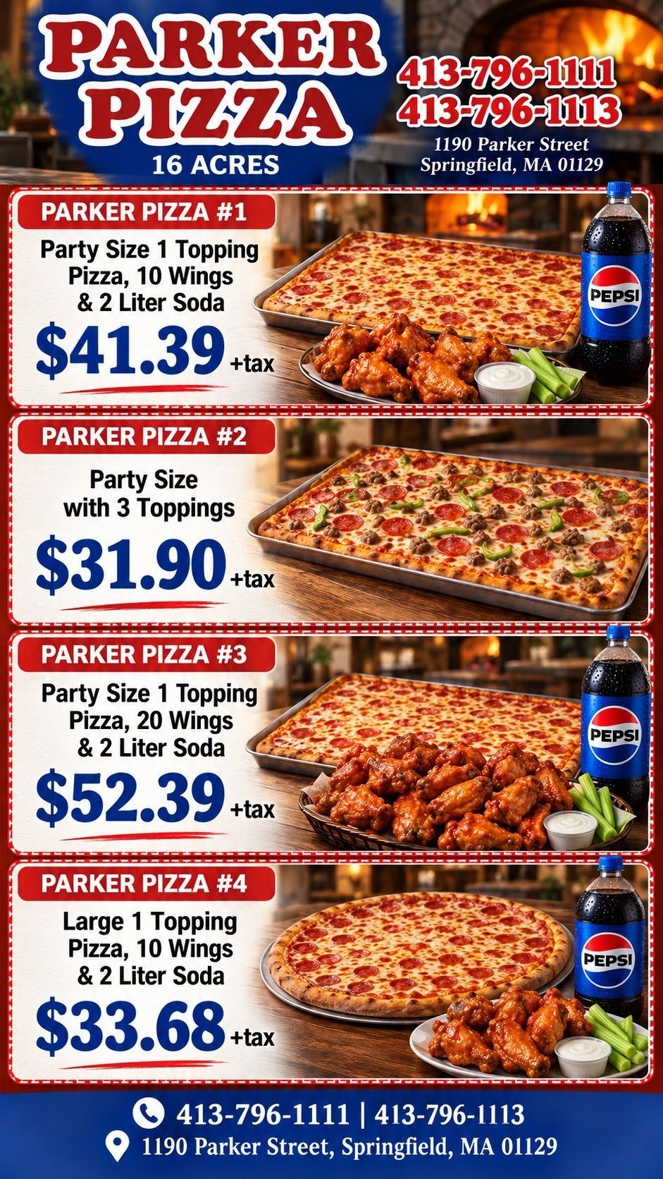 Menu page 1