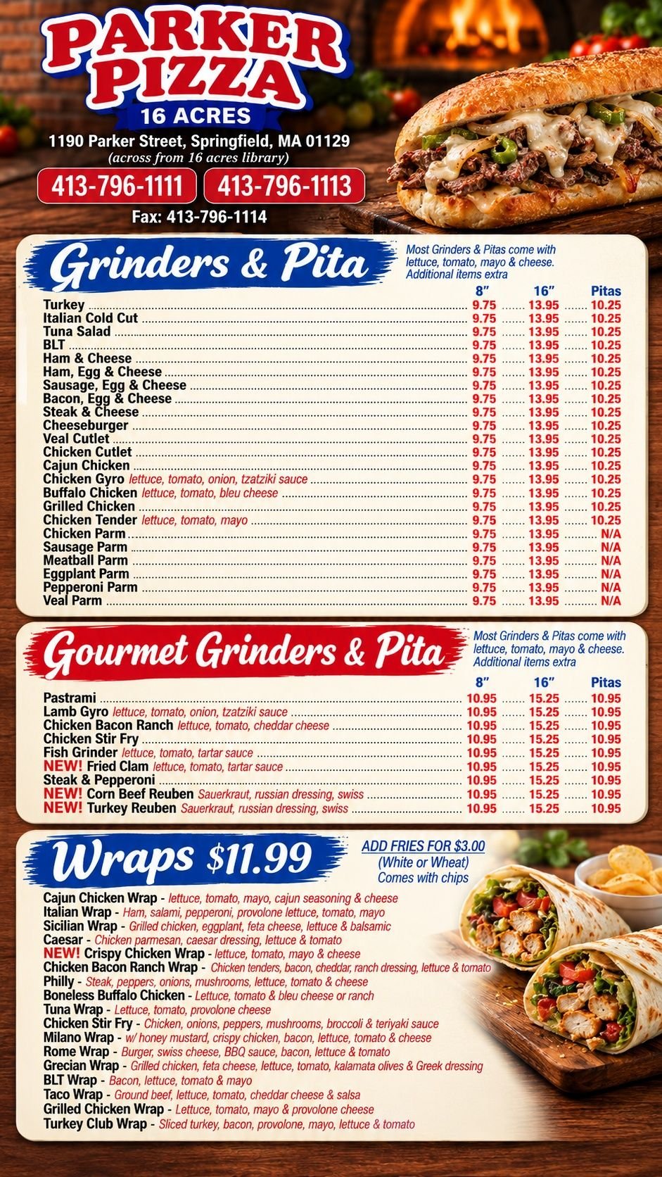 Menu page 6