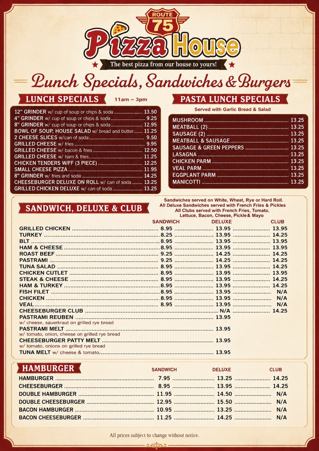 Menu page 7