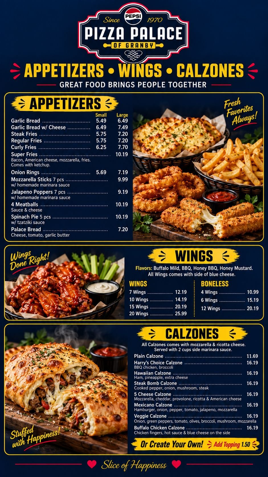 Menu page 6