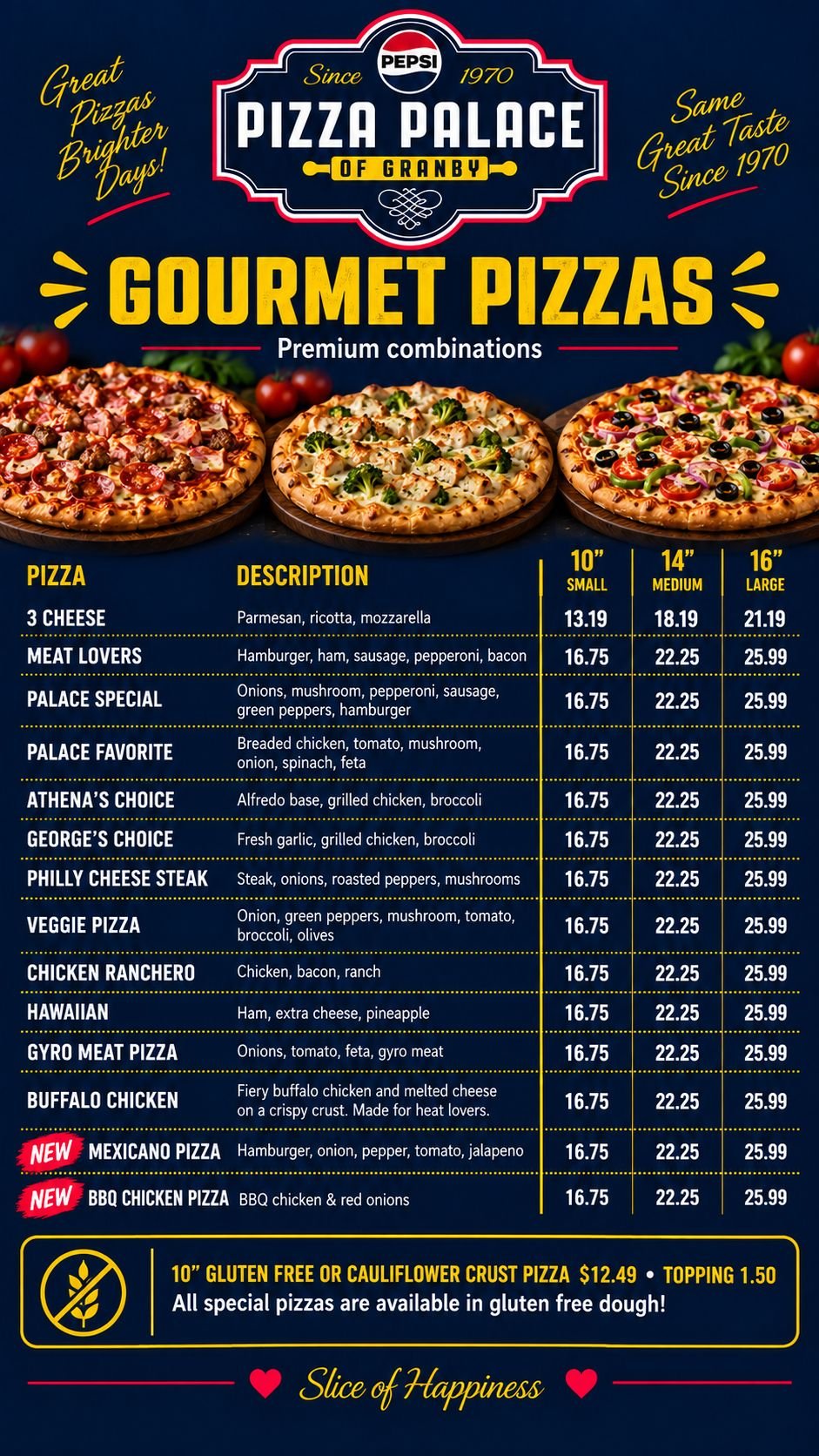 Menu page 2