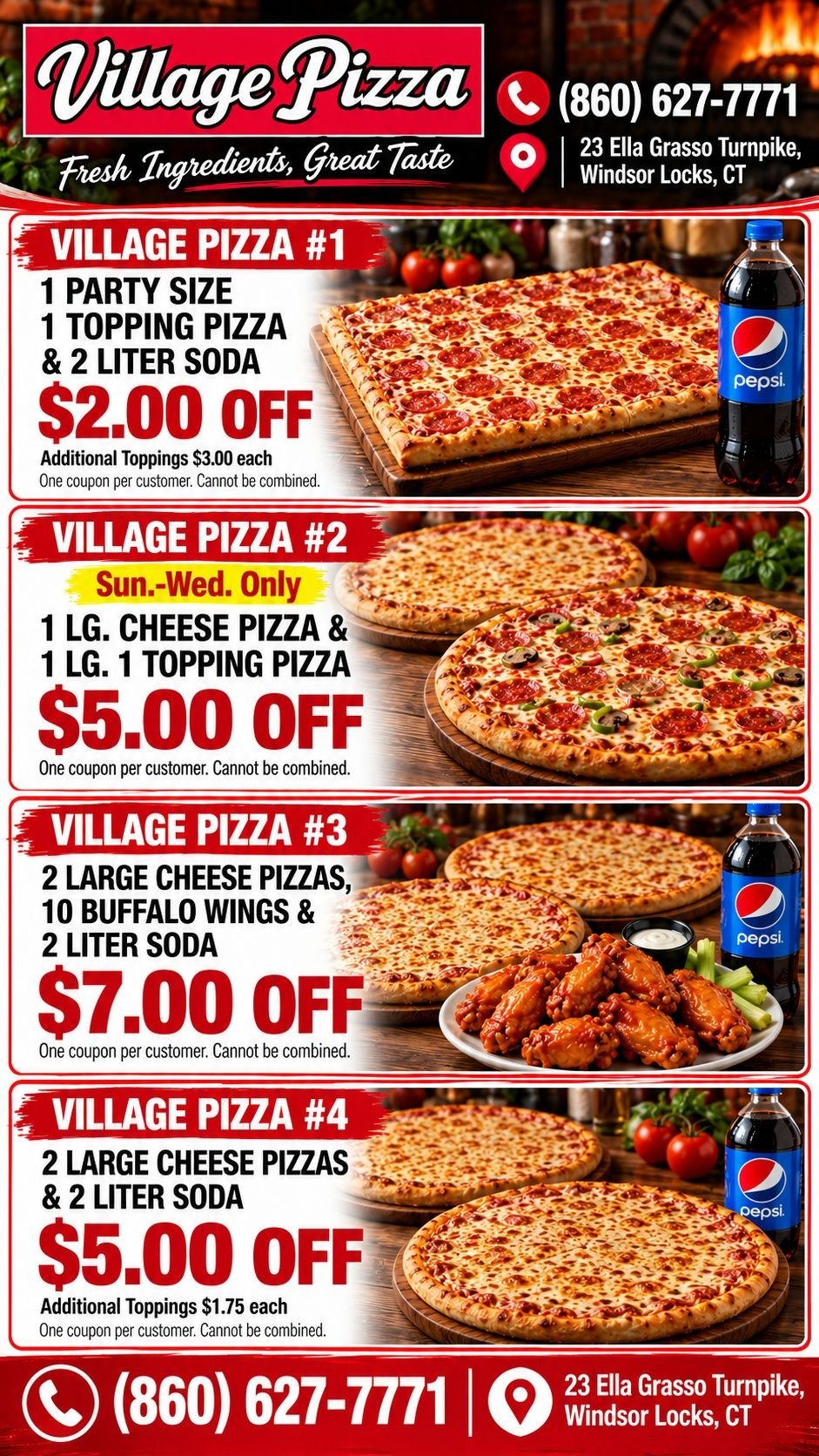 Menu page 1