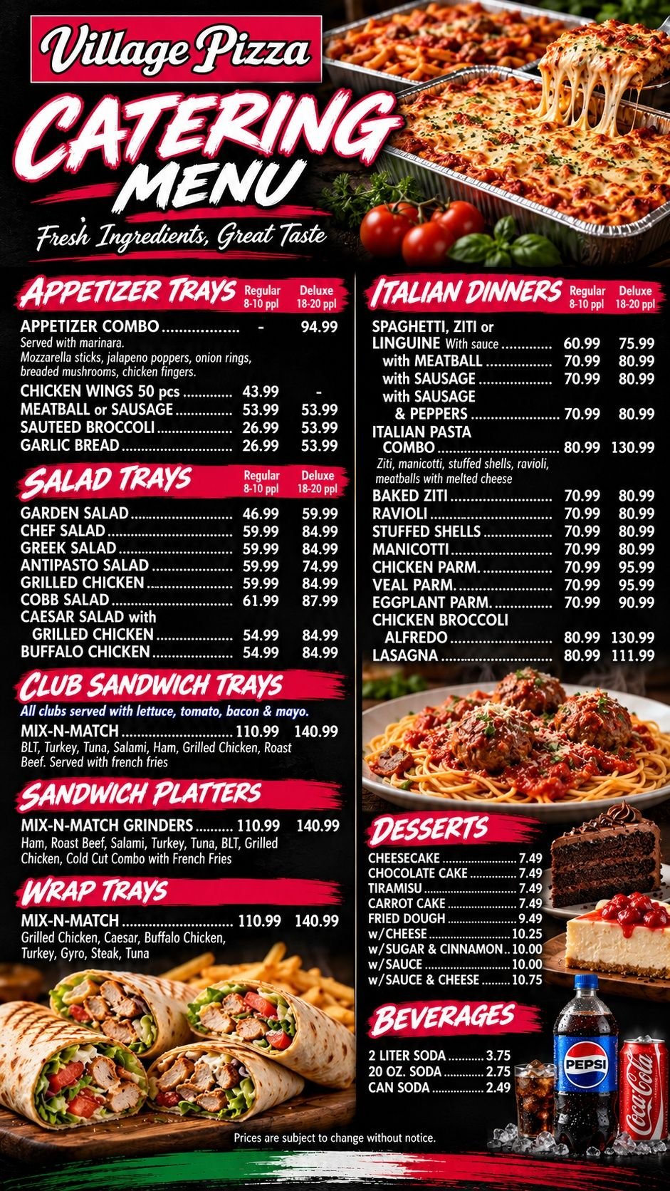 Menu page 12