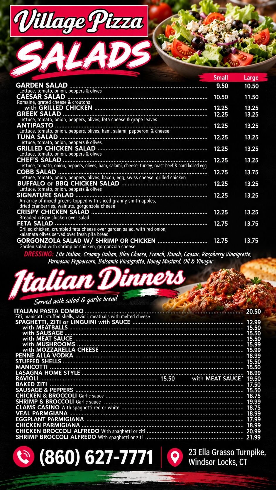 Menu page 11