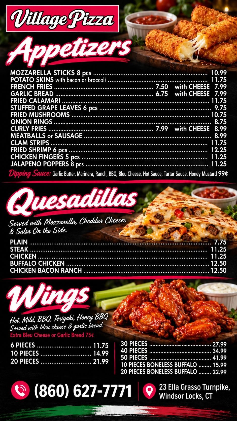 Menu page 7