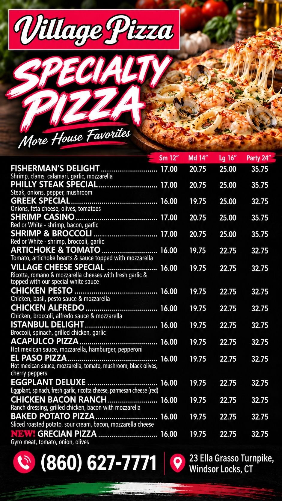 Menu page 6